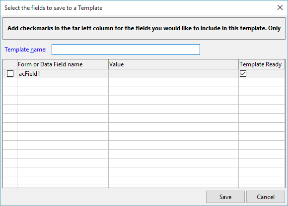 Adding Editing Fillable Form Templates