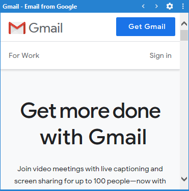 Google Mail App